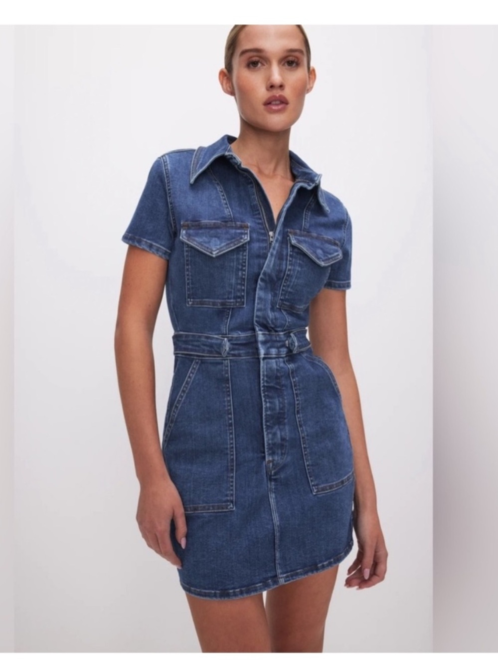 Good American Denim Dress